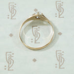 Rose Gold Moonstone Ring c1890