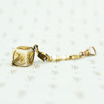 Fancy Mother of Pearl Fob Hook Drop by AI