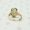 Vintage Rose Gold Moss Agate Ring