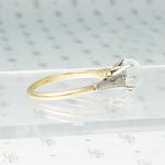 Edwardian Gold and Platinum Moonstone Ring