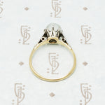 Edwardian Gold and Platinum Moonstone Ring