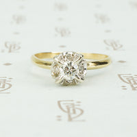 Unique 1940's Diamond Engagement Ring