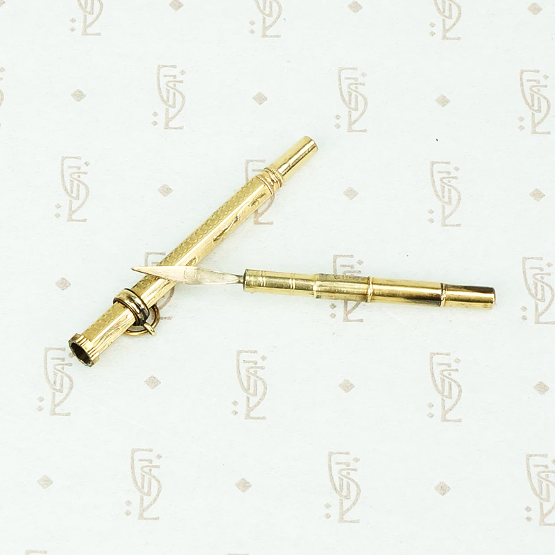 14k Gold Watch Key Pencil and Tooth Pick in One