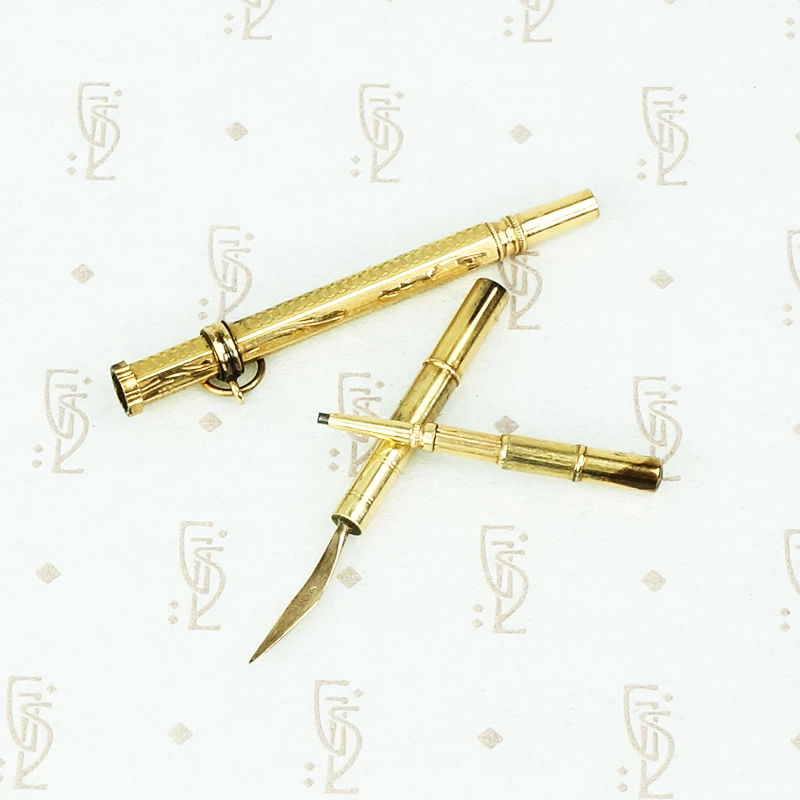 14k Gold Watch Key Pencil and Tooth Pick in One
