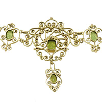 Gem Set Gold Necklace by London Jewelers Murrle and Bennett - Gem Set Love
