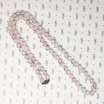 Petal Pink Rose Quartz Bead Necklace