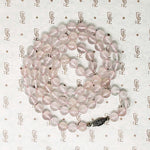 Petal Pink Rose Quartz Bead Necklace