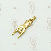Vintage Gold Corna Charm