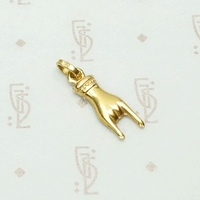 Vintage Gold Corna Charm