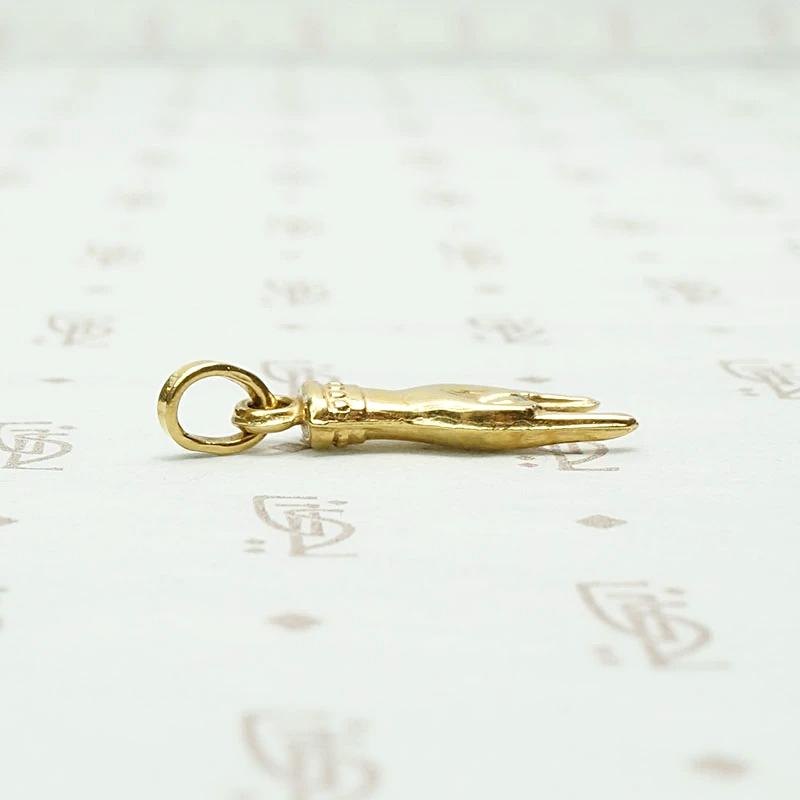 Vintage Gold Corna Charm