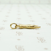 Vintage Gold Corna Charm