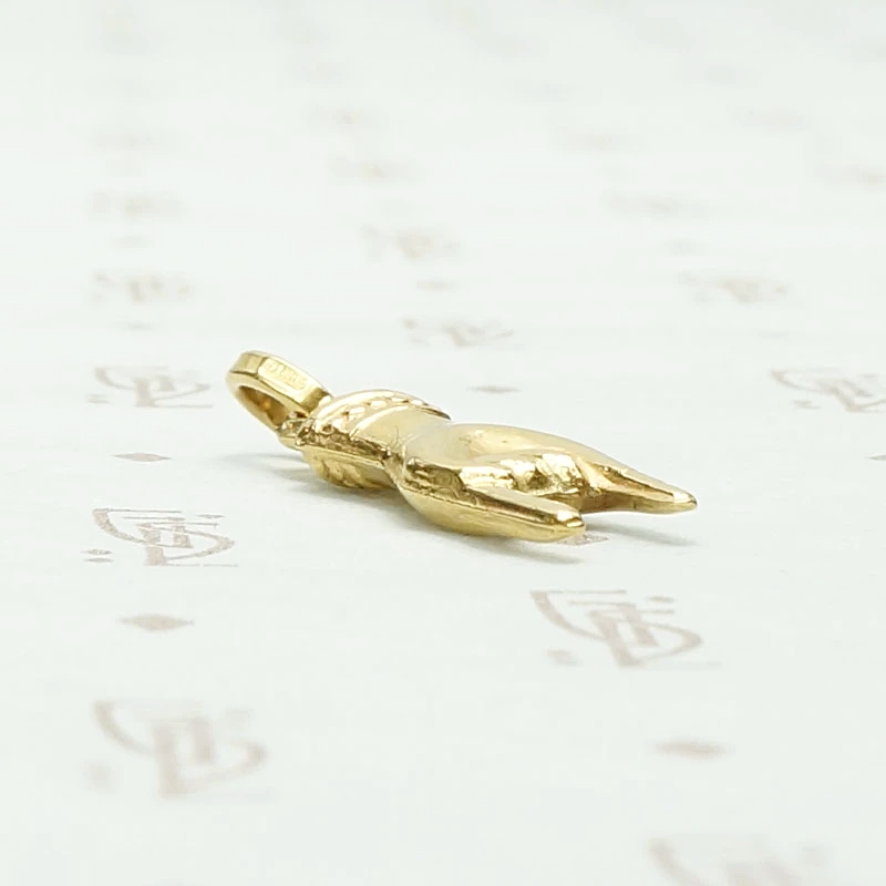 Vintage Gold Corna Charm