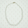 Art Deco Graduated Bicone Glass Bead Necklace