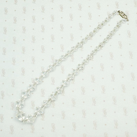 Art Deco Graduated Bicone Glass Bead Necklace