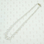 Art Deco Graduated Bicone Glass Bead Necklace