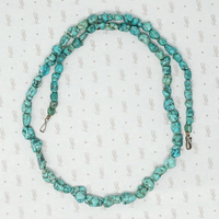 Natural Tibetan Turquoise Nugget Necklace