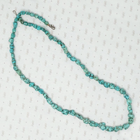 Natural Tibetan Turquoise Nugget Necklace