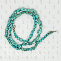 Natural Tibetan Turquoise Nugget Necklace