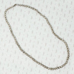Vintage Navajo Sterling Silver Bead Necklace