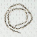 Vintage Navajo Sterling Silver Bead Necklace