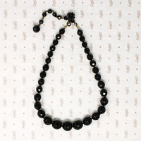 Little Black Bead Necklace by M. Haskell