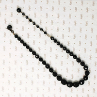 Little Black Bead Necklace by M. Haskell