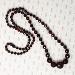 Glowing Cognac Colored Bakelite Beads