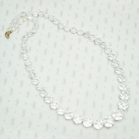 Glittering Graduated Rock Crystal Beads