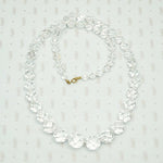 Glittering Graduated Rock Crystal Beads