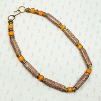 Chunky & Cheerful Vintage Bead Necklace