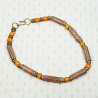 Chunky & Cheerful Vintage Bead Necklace