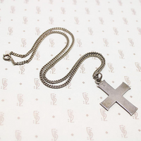 High Grade Silver Enameled Vintage Cross
