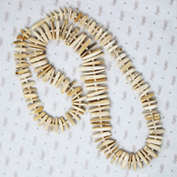 Fierce Petrified Walrus Tusk Necklace