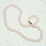 Pastel Pop Rose Quartz Bead Necklace