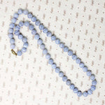 Tranquil Blue Lace Agate Bead Necklace