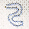 Tranquil Blue Lace Agate Bead Necklace