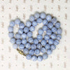 Tranquil Blue Lace Agate Bead Necklace