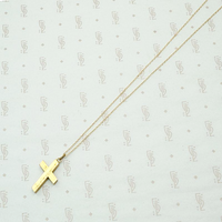 Jaunty Gold Cross with Applied Details
