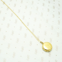 Sweet Little English Gold Locket