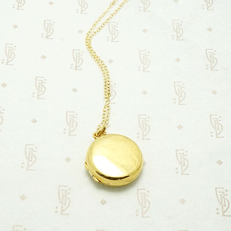 Sweet Little English Gold Locket