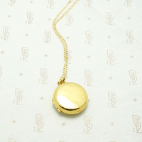 Sweet Little English Gold Locket