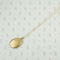Checkerboard Patterned Edwardian Locket