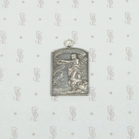 Sterling Art Nouveau Pendant of Victory