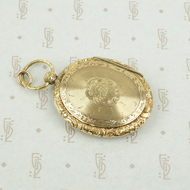 Pocket Watch Style Victorian Locket