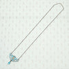 Arts & Crafts Mermaid Mood Enameled Necklace. Back view.
