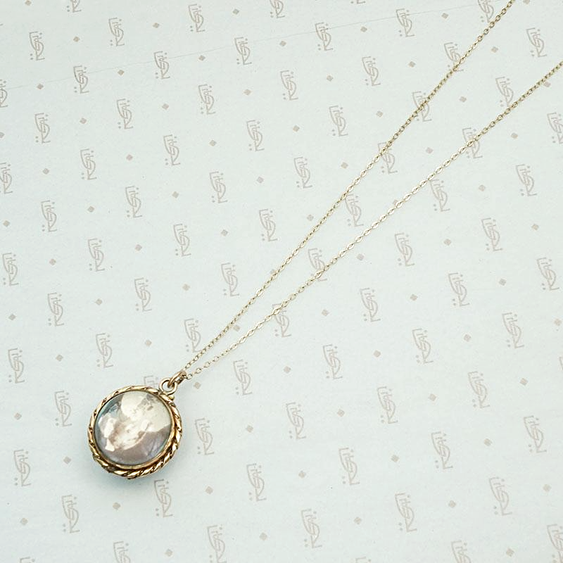 Crystal Ball Double Sided Locket