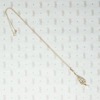 Graceful Sapphire and Pearl Pendant