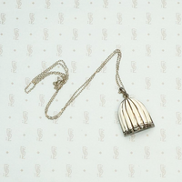 Carved Warthog Tusk in Silver Pendant