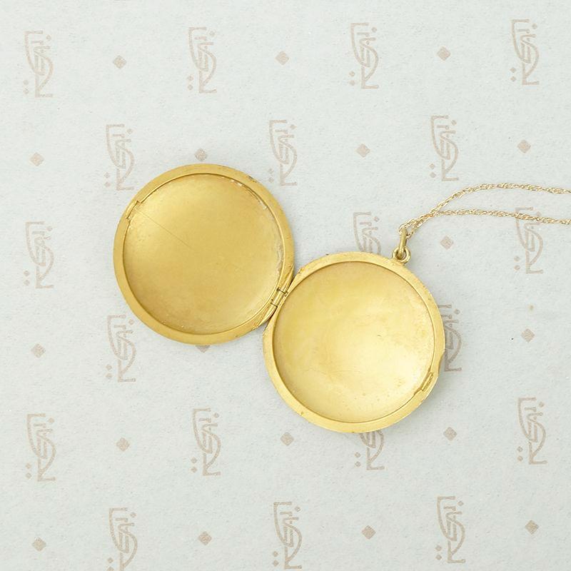 Engraved Bouquet Edwardian Locket