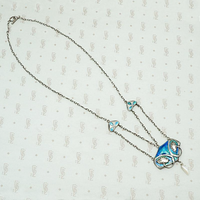 Exquisite Enamel Murrle Bennett Swag Necklace